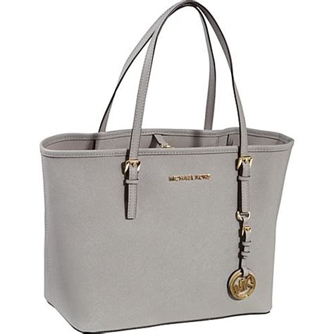 michael kors pearl grey tote